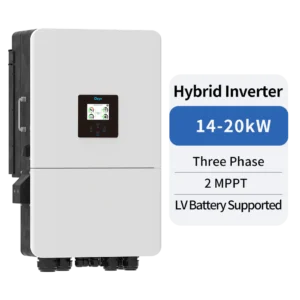 Three Phase Hybrid Inverter | 14-20kW | 2 MPPT | LV Battery Supported