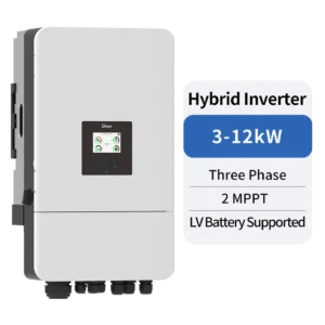Three Phase Hybrid Inverter| 3-12kW | 2 MPPT | LV Battery Supported