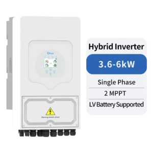 SUN-3.6/5/6K-SG03LP1-EU Single Phase Hybrid Inverter | 3.6-6kW | 2 MPPT | LV Battery Supported