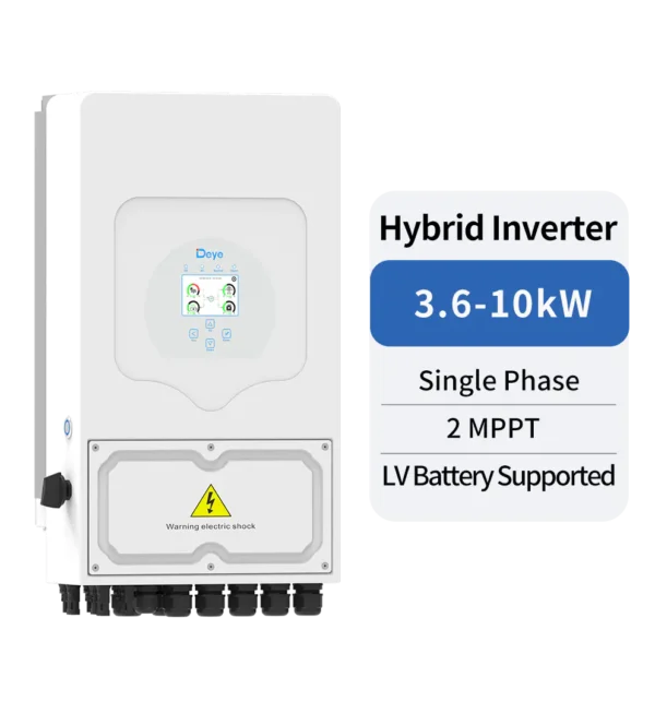 Single Phase Hybrid Inverter | 3.6-10kW | | 2 MPPT | LV Battery Supported