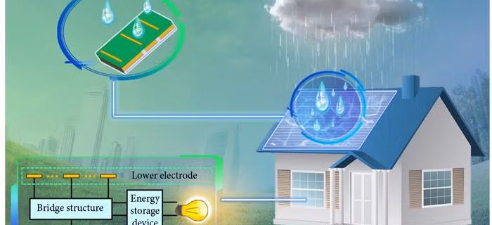 rain on solar panels